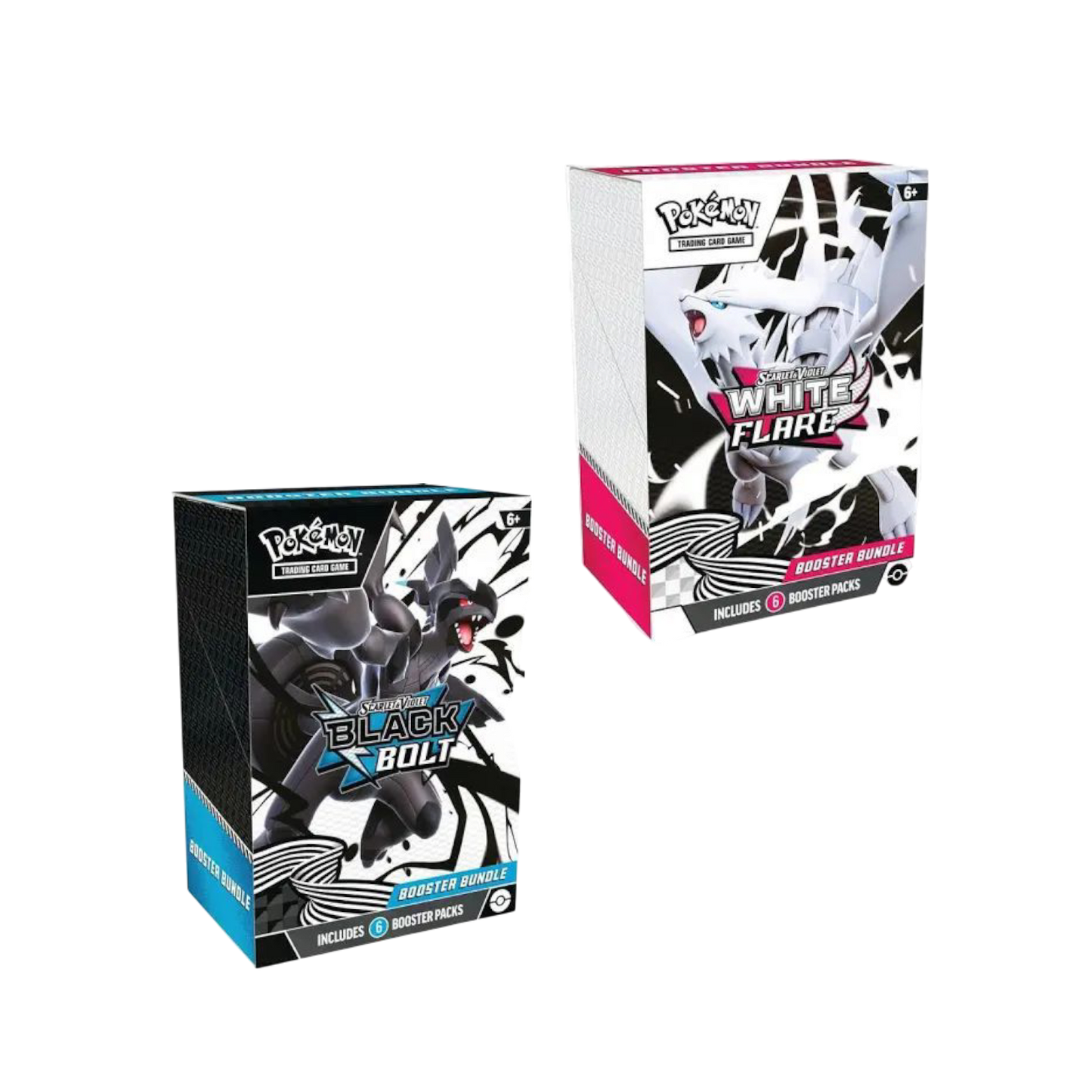 Pokémon - Black Bolt & White Flare - SV10.5 - 6 Booster Bundle